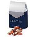 English Butter Toffee in Navy & Silver Gable Top Gift Box